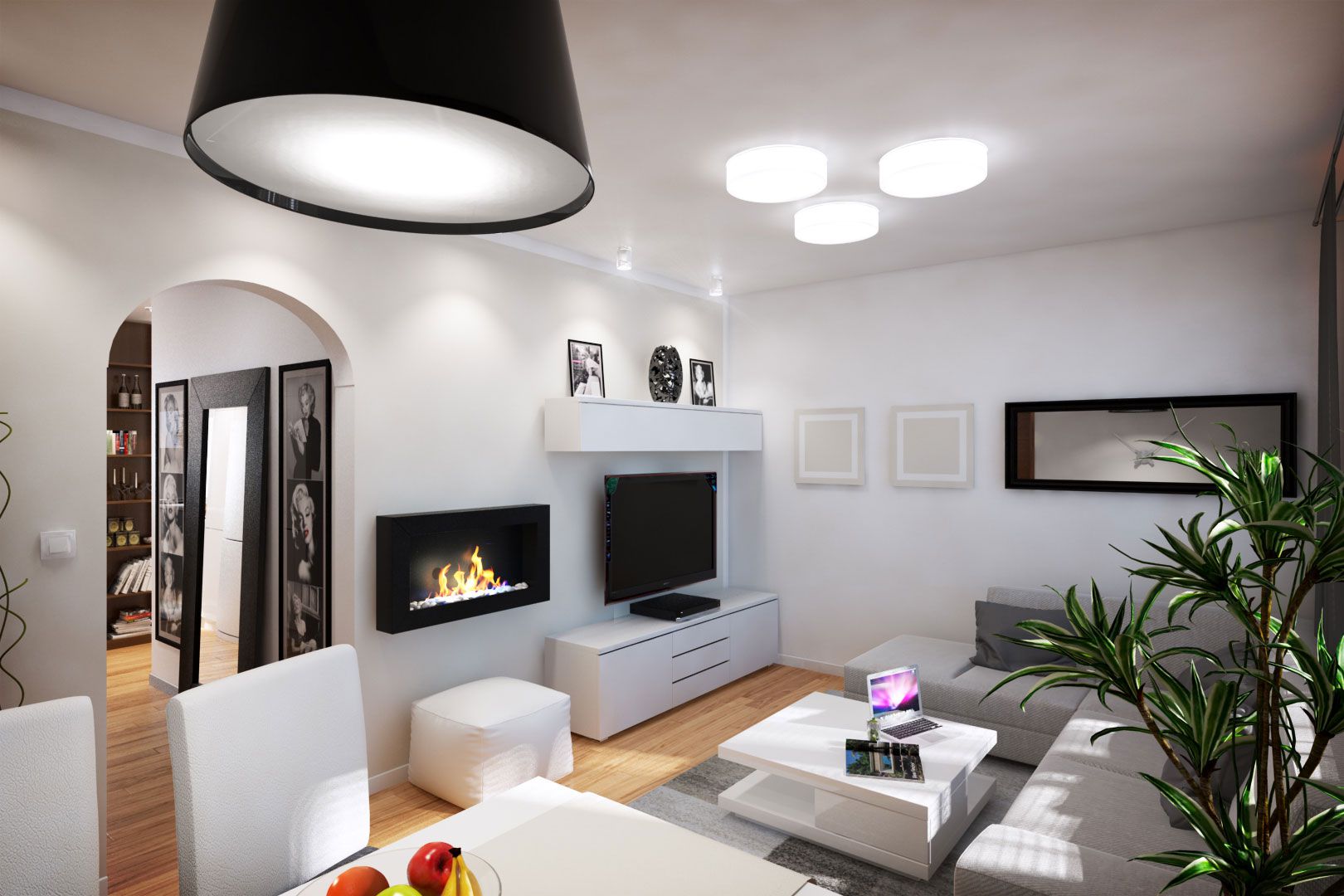 Diseño departamento pequeño 62 m², planos | Construye Hogar