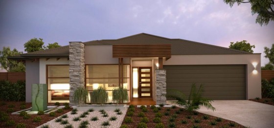 10 Fachadas de casas modernas de un piso | Construye Hogar