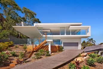 Fachadas modernas de casas de dos pisos, ideas con fotos