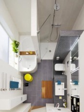 Diseñar cuartos de baño, ideas para distribuir sanitarios y decorar
