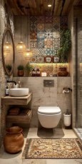 Paso a paso para decorar un baño "boho chic"