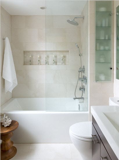Reductor Mediante pasatiempo Diseños de baños, ideas y estilos del pequeño cuarto de aseo