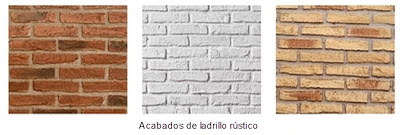 Ladrillo decorativo para muros estilo rústico