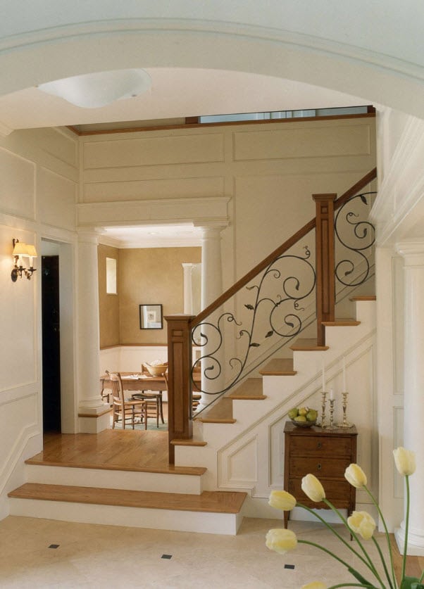 Diseño de escalera elegante