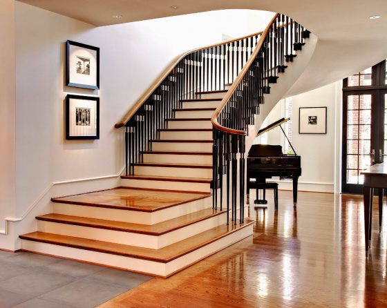 Diseño de escaleras clásicas modernas