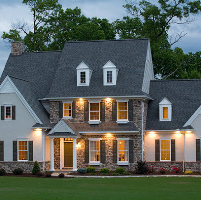 Elegante casa estilo rústico