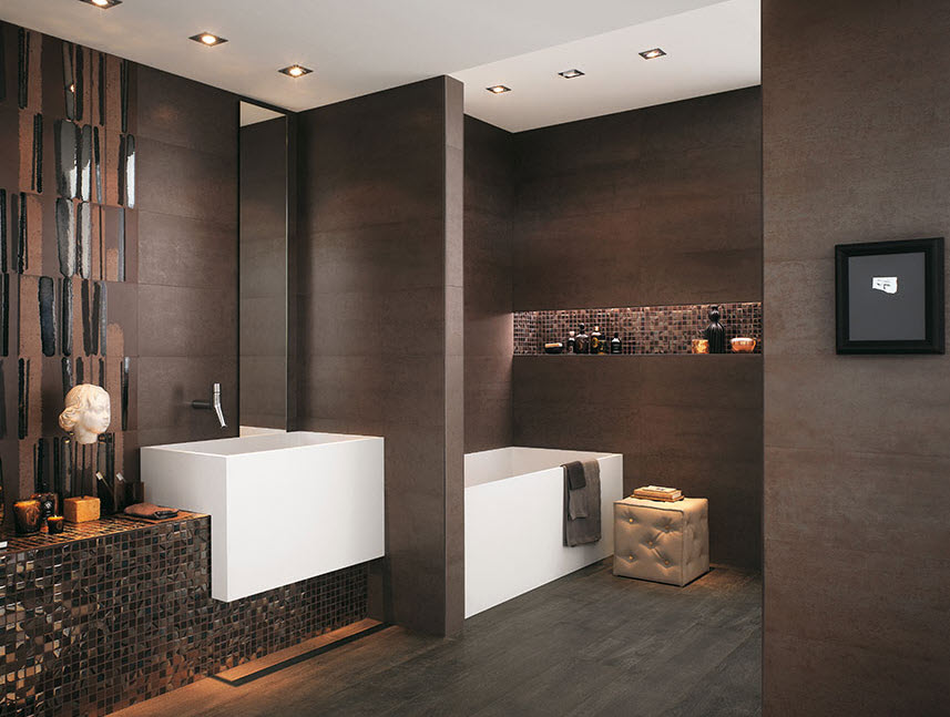 Cerámica para cuartos de baño, modelos diseños y colores 