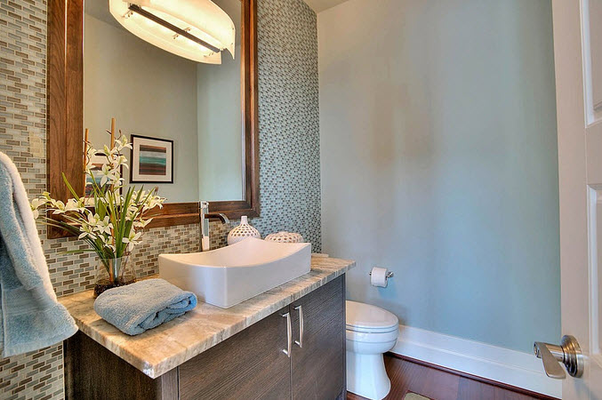 Moderno diseño de cuarto de baño 28