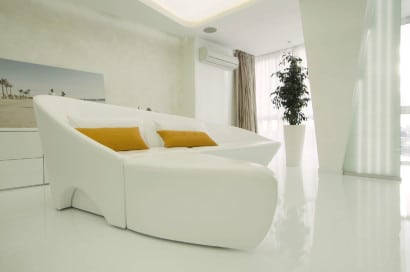 Diseño de interiores- mueble futurista