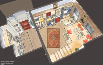 Plano de apartamento pequeño Charlie  apartment