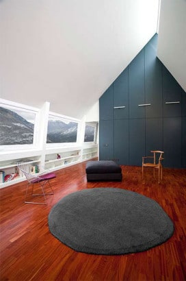 Diseño de interiores de casa en los pirineos