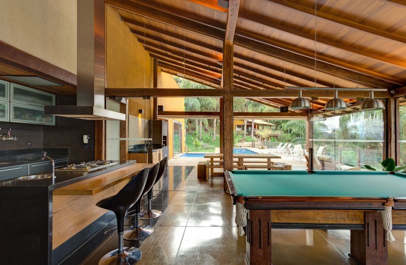 Diseño de casa de campo | planos, interior y fachadas