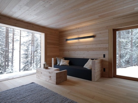 D⁫iseño de interiores sala climas frios