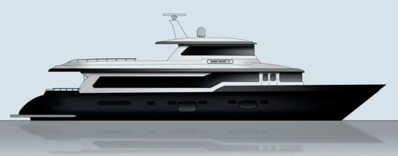 Diseño de barco moderno 