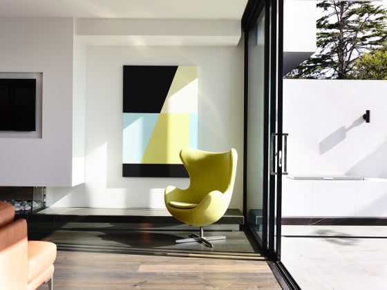 Diseño de mueble color limón