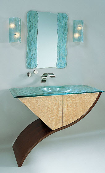Diseño original de cuarto de baño 