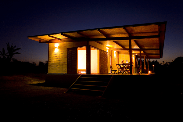 Diseño de casa muy pequeña de madera