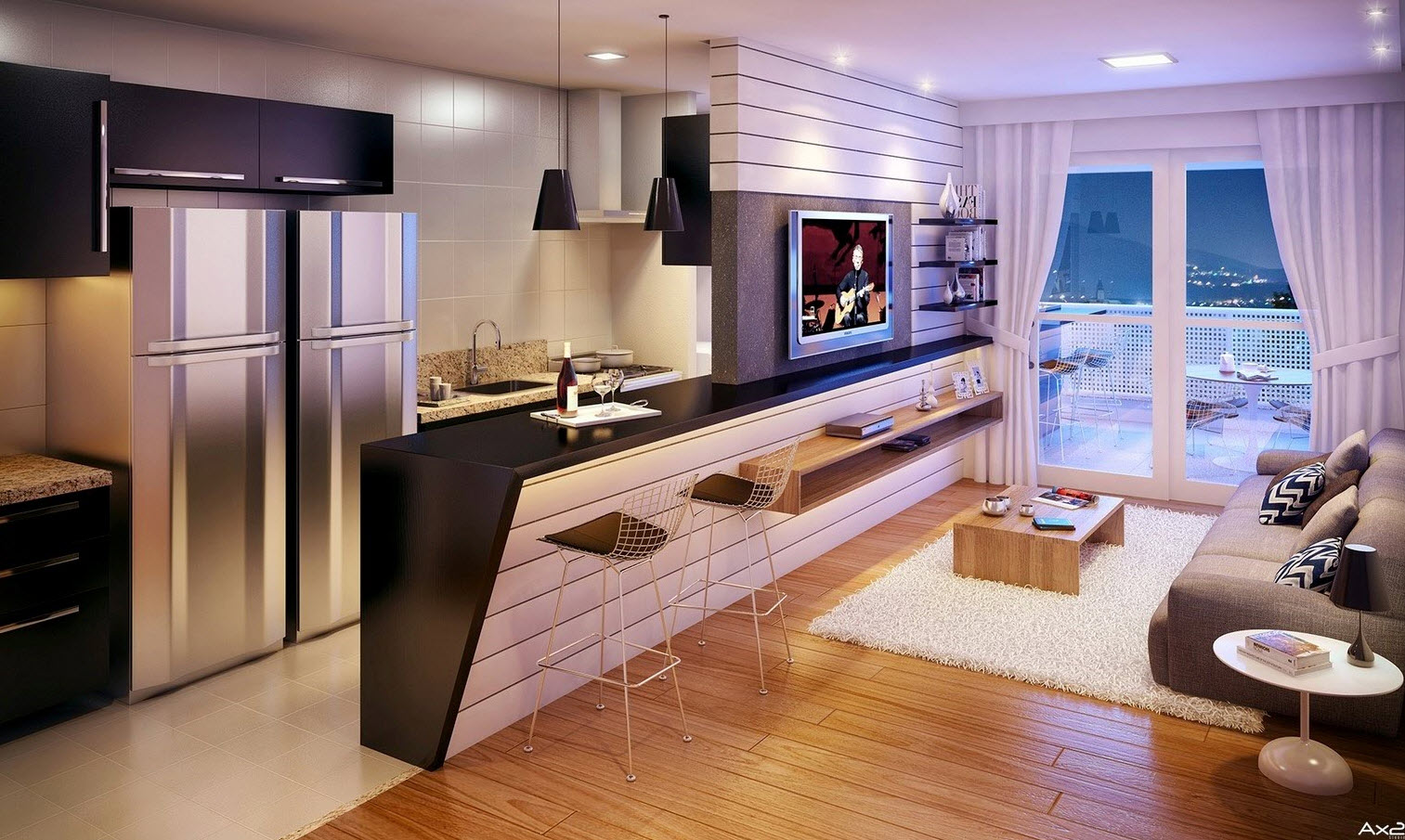 Featured image of post Cocina Comedor Y Sala Un Solo Ambiente Pequeño : Echa un vistazo a los muebles de cocina y a los muebles de salón de ikea, porque por muy poco dinero además, recuerda que también puedes dar un cambio radical a tu hogar solo con un cambio en los.