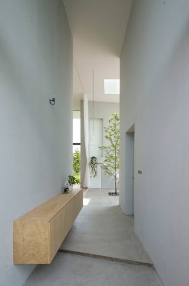 Diseño de pasadizo con pisos de concreto pulido