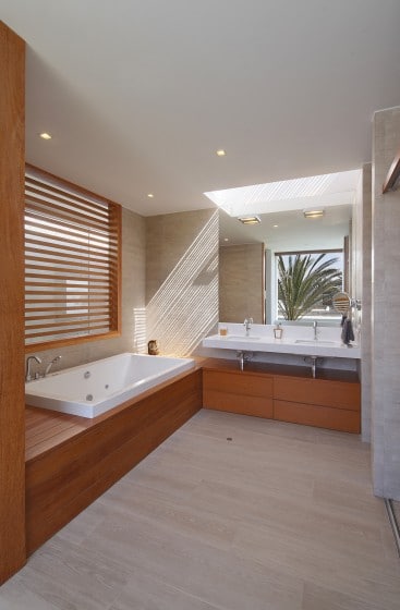 Diseño de cuarto de baño de casa de playa