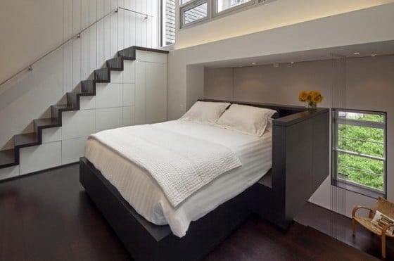 Diseño de dormitorio de  pequeño departamento