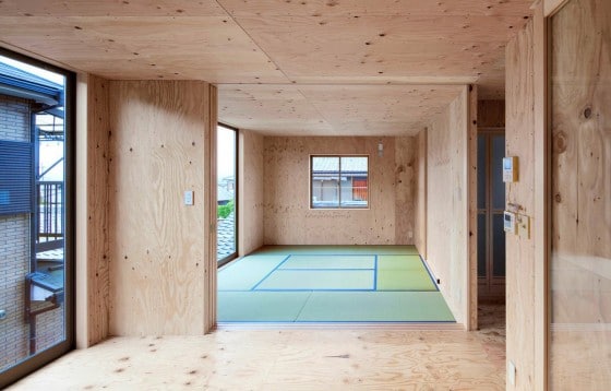Diseño de interiores con madera en casa pequeña