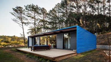 Casa pequeñas construidas con contenedores