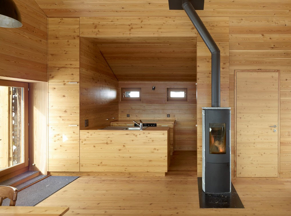 Dise%C3%B1o de cocina de madera de casa rural