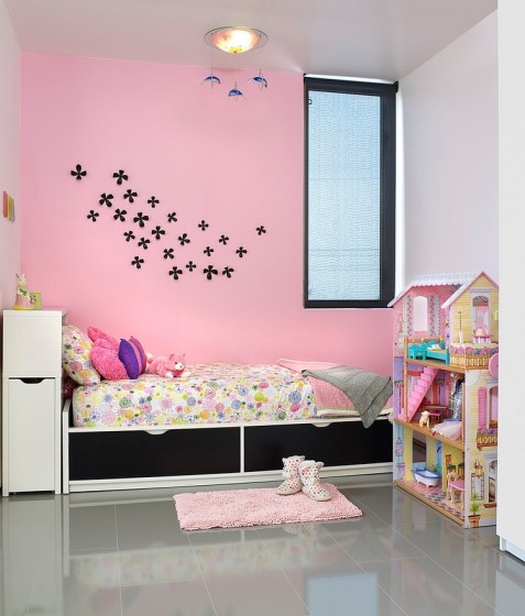 Diseño de dormitorio de niñas