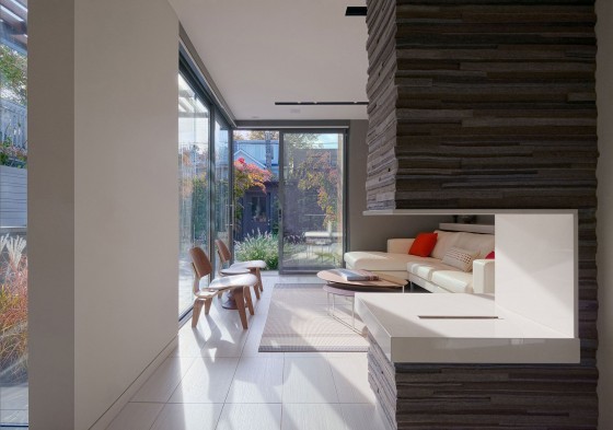 Diseño de interiores de casa moderna pequeña