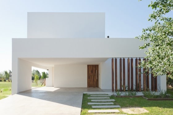Diseño de casa de dos pisos minimalista