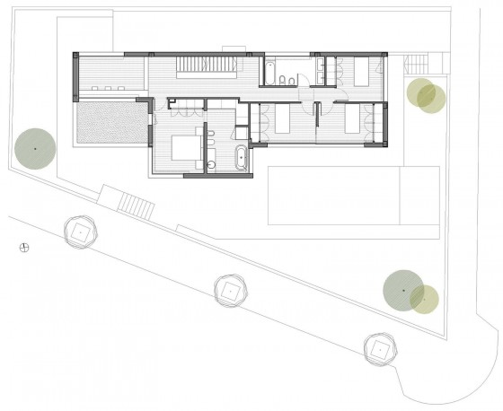 Plano de casa de dos pisos - Segunda Planta Plano de casa de dos pisos - Segunda planta de la casa