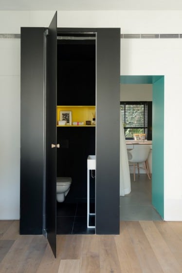 Baño pequeño de departamento