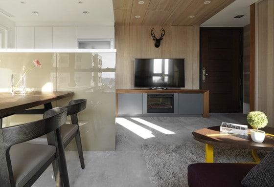 Diseño de interiores de pequeño departamento