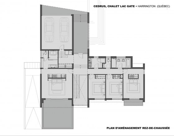 Plano de casa dos pisos - primer piso