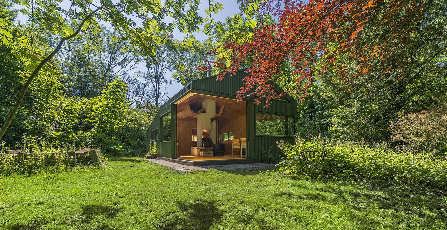 Diseño de cabaña pequeña de 35 metros cuadrados