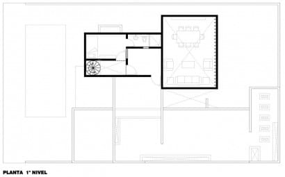 Plano dormitorio en segundo piso