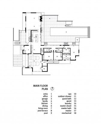 Planos de casa grande de 280 m²