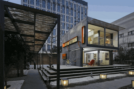Diseño casa dos pisos moderna contenedores