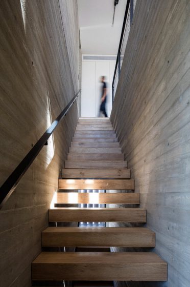 Diseño de escaleras - peldaños de madera