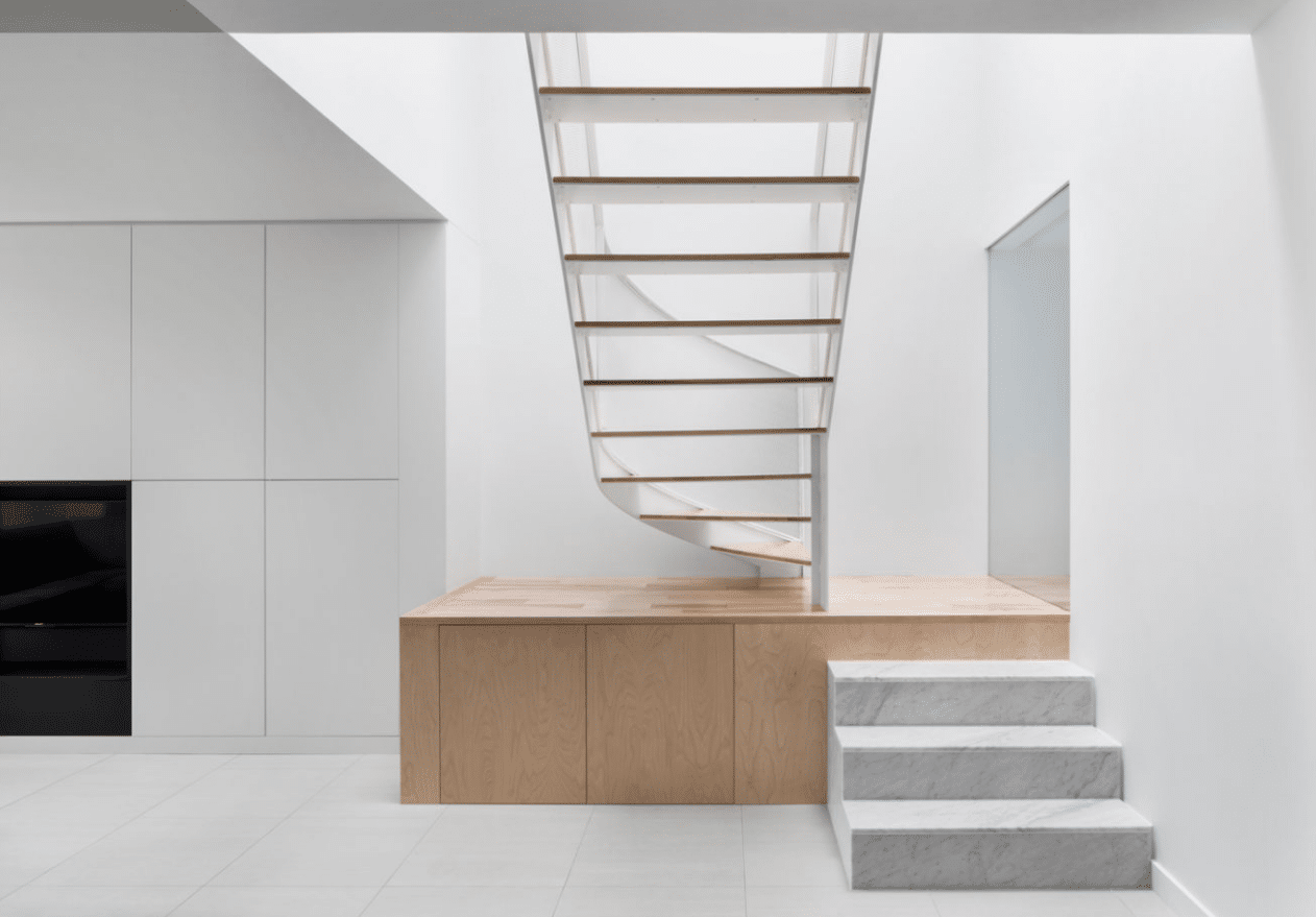 Diseño de escaleras vanguardistas de madera