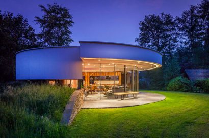 Diseños de casas circulares con planos