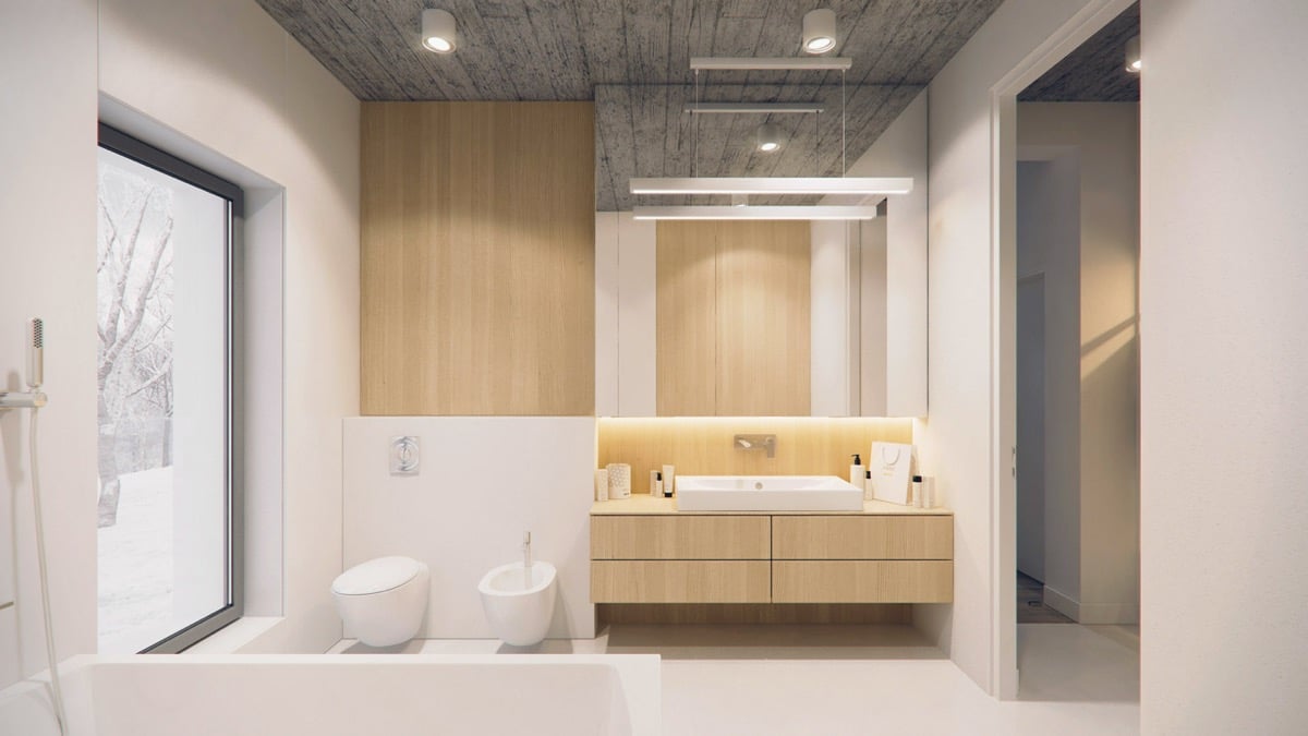 Cuartos de baño estilo minimalista, es tendencia de decoración