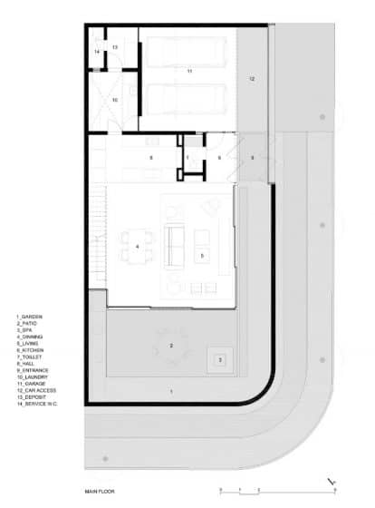 Diseño de casa con estructura metálica, armoniosa y resistente