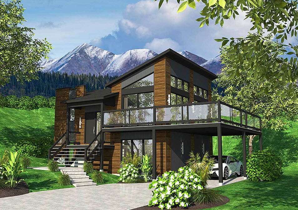 10 estilos de casas de campo con fotos y planos - Construye Hogar