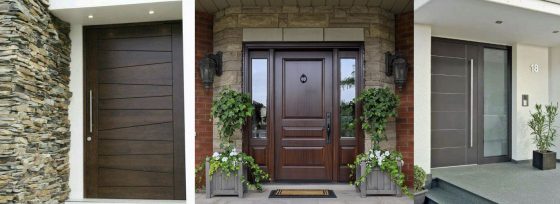 Elegir estilo de puertas de casas